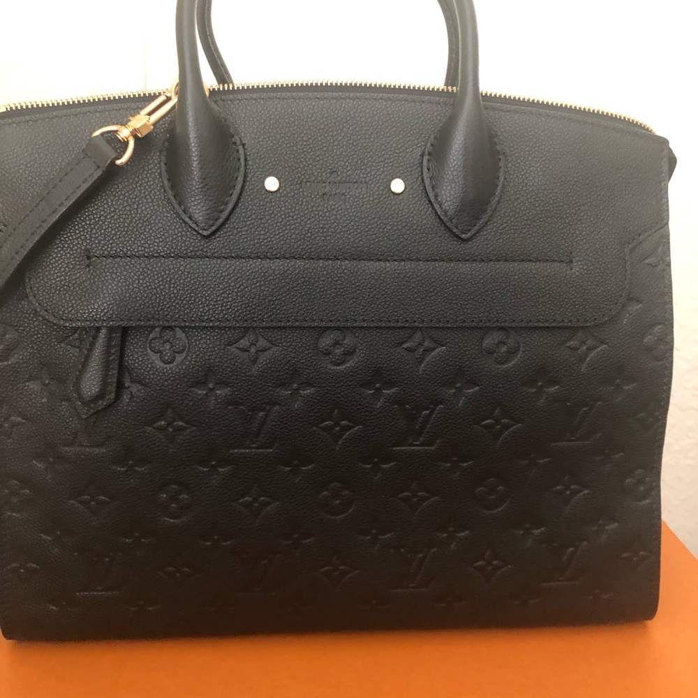 Authentic LV black stamped